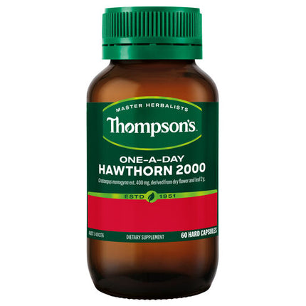 Thompson's 1-A-Day Hawthorn 2000mg Capsules 60