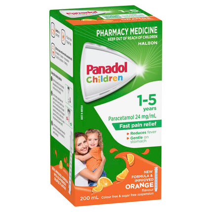 Panadol Children 1-5 Years Orange 200mL