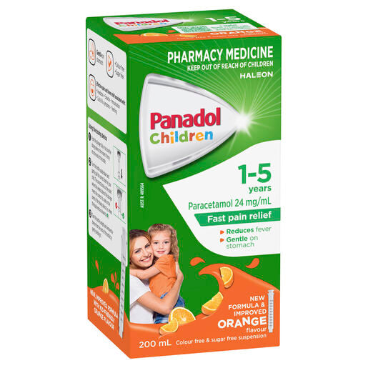Panadol Children 1-5 Years Orange 200mL