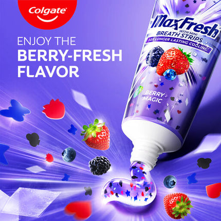 Colgate Toothpaste Max Fresh Berry Magic 100g