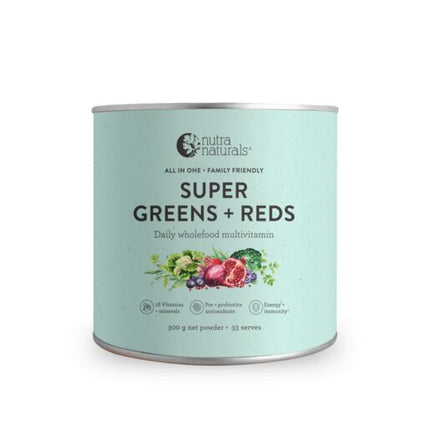 Nutra Naturals Super Greens + Reds 300g