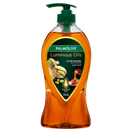 Palmolive Luminous Oils Liquid Body Wash Salted Caramel & Pistachio 750mL