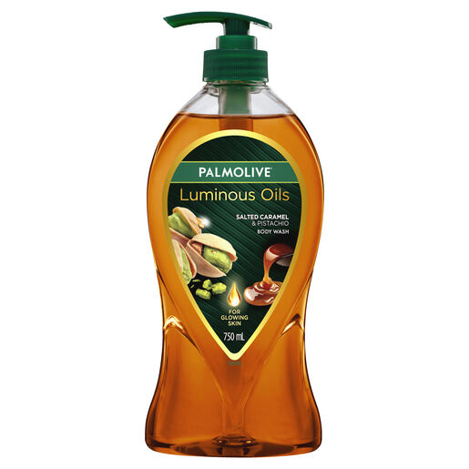 Palmolive Luminous Oils Liquid Body Wash Salted Caramel & Pistachio 750mL