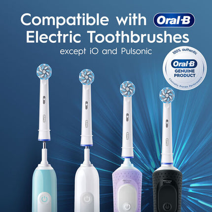 Oral-B Sensitive Clean Electric Toothbrush Replacement Brush Heads, 4 Pack