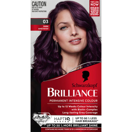 Schwarzkopf Brilliance Intense Permanent Colour Gem Collection 03 Dark Amethyst
