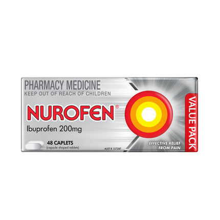 Nurofen 200mg Ibuprofen 48 Caplets