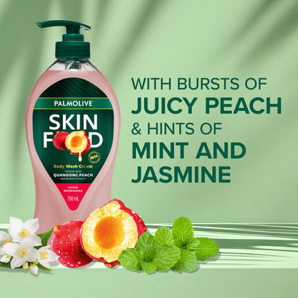 Palmolive Skin Food Body Wash Quandong Peach 750mL