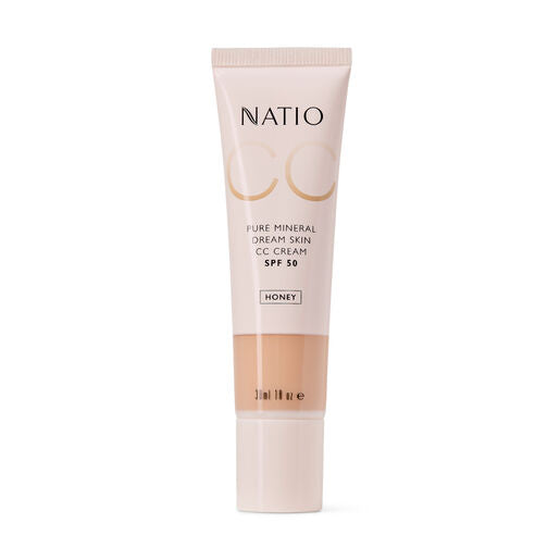 Natio Pure Mineral Dream Skin CC Cream SPF 50 Honey