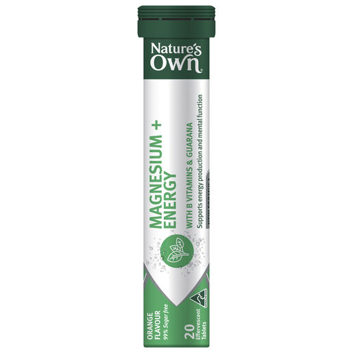 Nature's Own Magnesium + Energy 20 Tablets