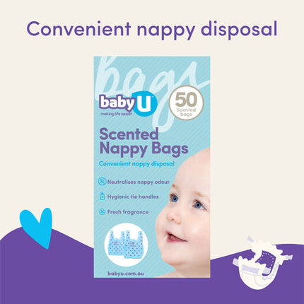 Baby U Nappy Bags 50 Pack