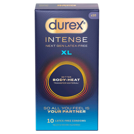 Durex Intense Next Gen Latex-Free XL Condoms 10 pack