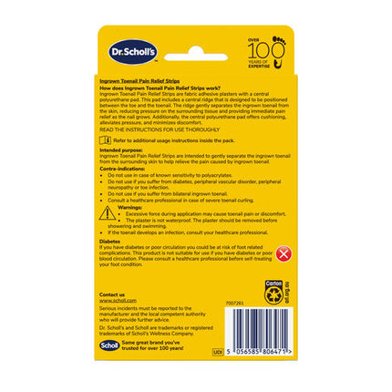 Dr.Scholl's Ingrown Toenail Pain Relief Strips