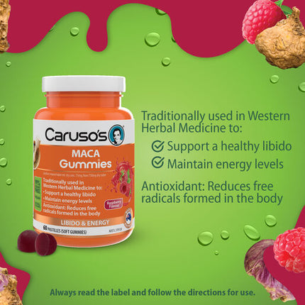 Caruso's Maca Gummies 60 Pastilles