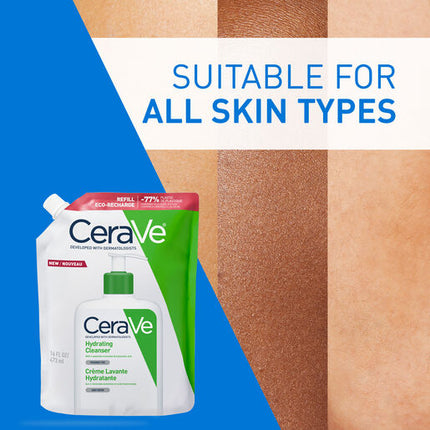 CeraVe Hydrating Cleanser For Normal To Dry Skin 473 Ml Eco Refill