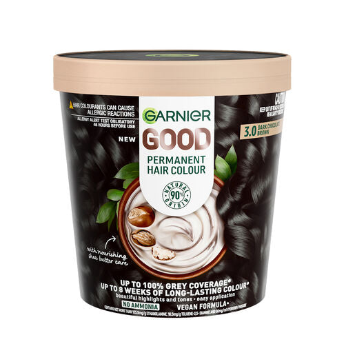 Garnier Good Permanent Hair Color 3.0 Dark Chocolate Brown
