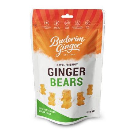 Buderim Ginger Bears 175G