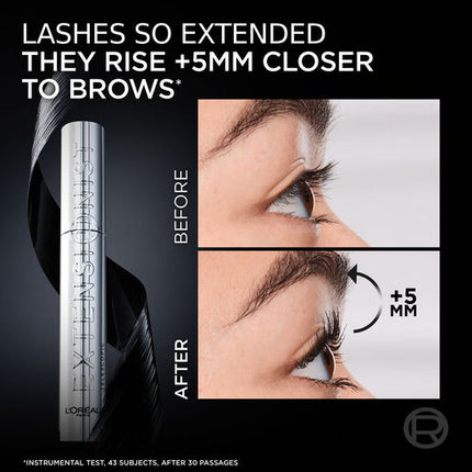 L'Oréal Paris Telescopic Extensionist Mascara Extends lashes +5mm closer to brows*