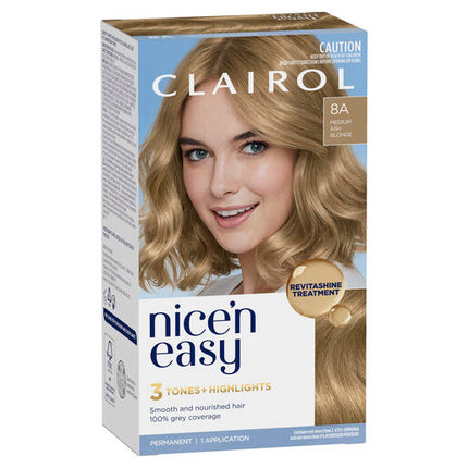 Clairol Nice 'N Easy 8A Medium Ash Blonde