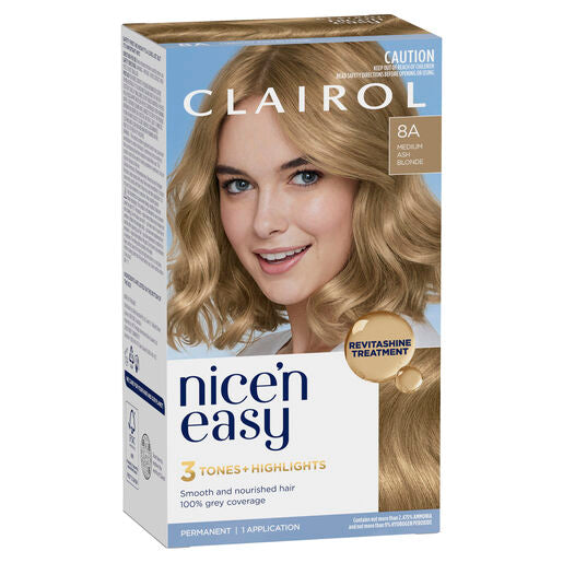Clairol Nice 'N Easy 8A Medium Ash Blonde