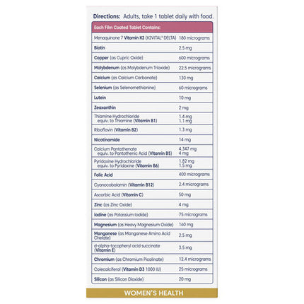 Bioglan Platinum Womens 60+ Multi 60 Tablets
