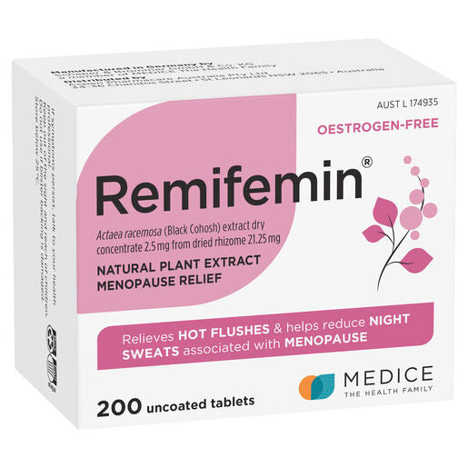 Remifemin Menopause Symptom Relief 200 Tablets
