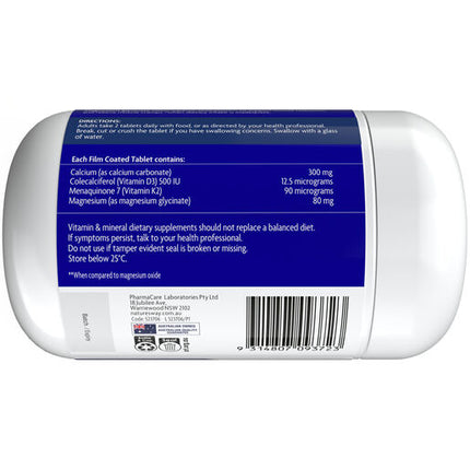 Nature's Way K2+D3+Calcium&Magnesium Glycinate 80s