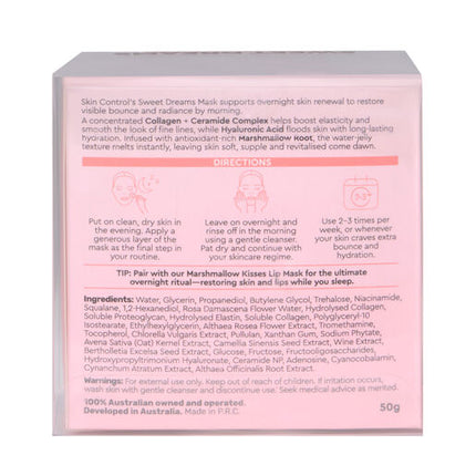 Skin Control Sweet Dreams Overnight Plumping Mask