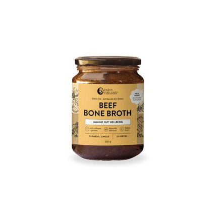 Nutra Naturals Bone Broth Beef Concentrate Turmeric Ginger 250g