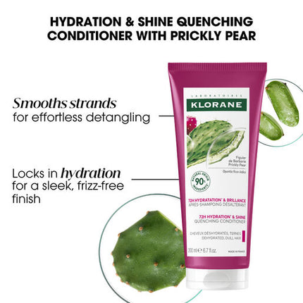 Klorane Hydration & Shine Quenching Conditioner with Prickly Pear 200mL