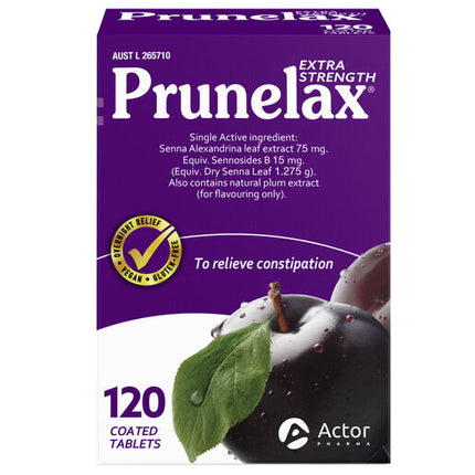 Prunelax Extra Strength Laxative 120 Tablets