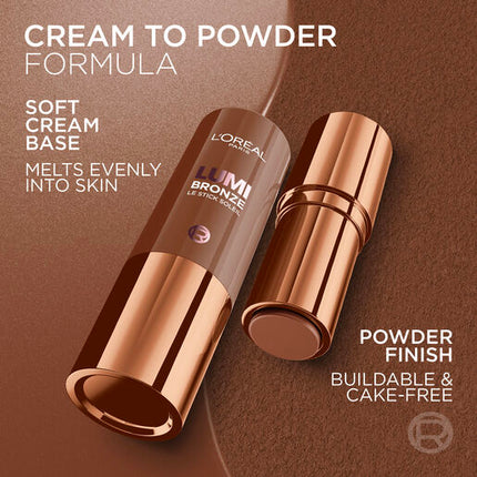 L’Oreal Lumi Le Bronzer Stick Soleil Stick 110 Toasted Sunlight