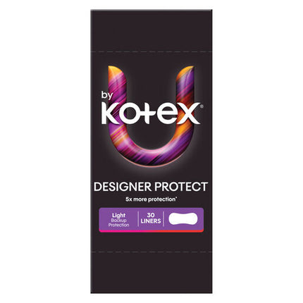 U By Kotex Protect Liners with Design 30 Pack