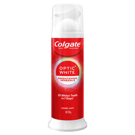 Colgate Toothpaste Optic White Pump 100g