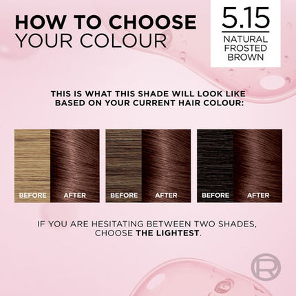 L'Oreal Excellence 5.15 Natural Frosted Brown