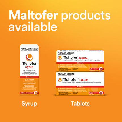 Maltofer Oral Iron 100mg 30 Tablets