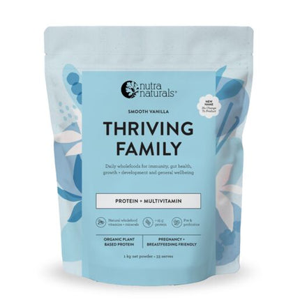 Nutra Naturals Thriving Family Protein Smooth Vanilla 1kg
