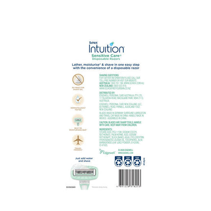 Schick Intuition Sensitive Care Disposables 2pk