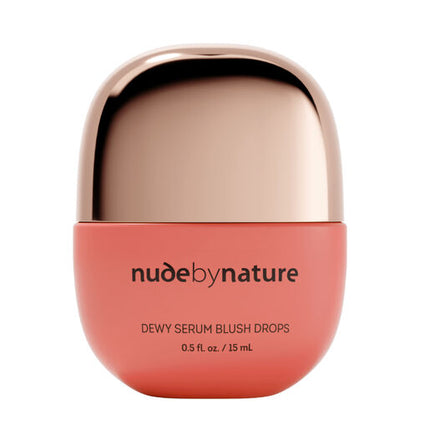 Nude by Nature Dewy Serum Blush Drops 03 Peach Crush 15mL