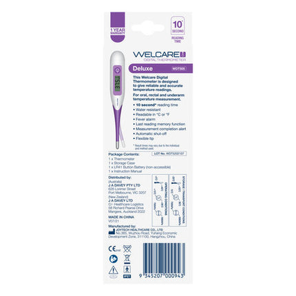Welcare Digital Thermometer Deluxe WDT505