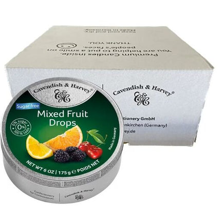Cavendish & Harvey Sugar Free Mixed Fruit Travel Sweets 175G
