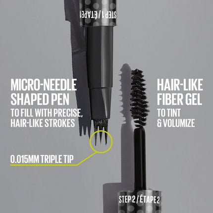 Maybelline Brow Inserts Brow Multiplying Tool Deep Brown