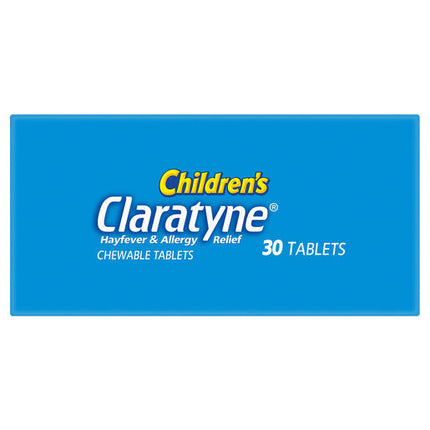 Claratyne Children's Allergy & Hayfever Relief Antihistamine Grape Flavour Chewable Tablets 30 Pack