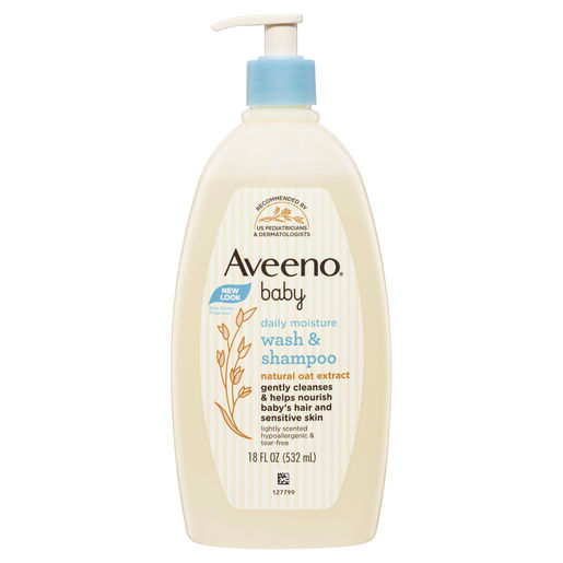 Aveeno Baby Lightly Scented Wash & Shampoo 532mL