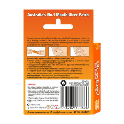 UlcerEze Mouth Ulcer Patch 6 Patches