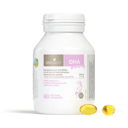 Bioisland Dha For Pregnancy  60 Capsules