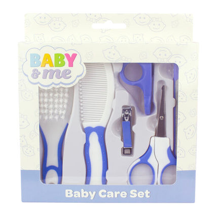 Baby & Me Grooming Kit Blue 6 Piece