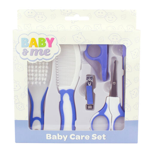 Baby & Me Grooming Kit Blue 6 Piece