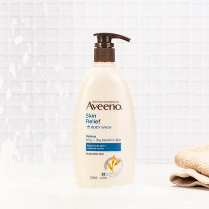 Aveeno Skin Relief Body Wash Fragrance Free 532ml