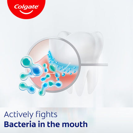 Colgate Savacol Antibacterial Anti-Stain Mouth Rinse 300mL Alcohol Free Mint
