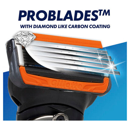 Gillette Proglide 5 Power Flexball Razor Handle + 1 Cart